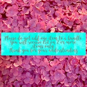 No 1 item bundle discount only 2 or more get 15%